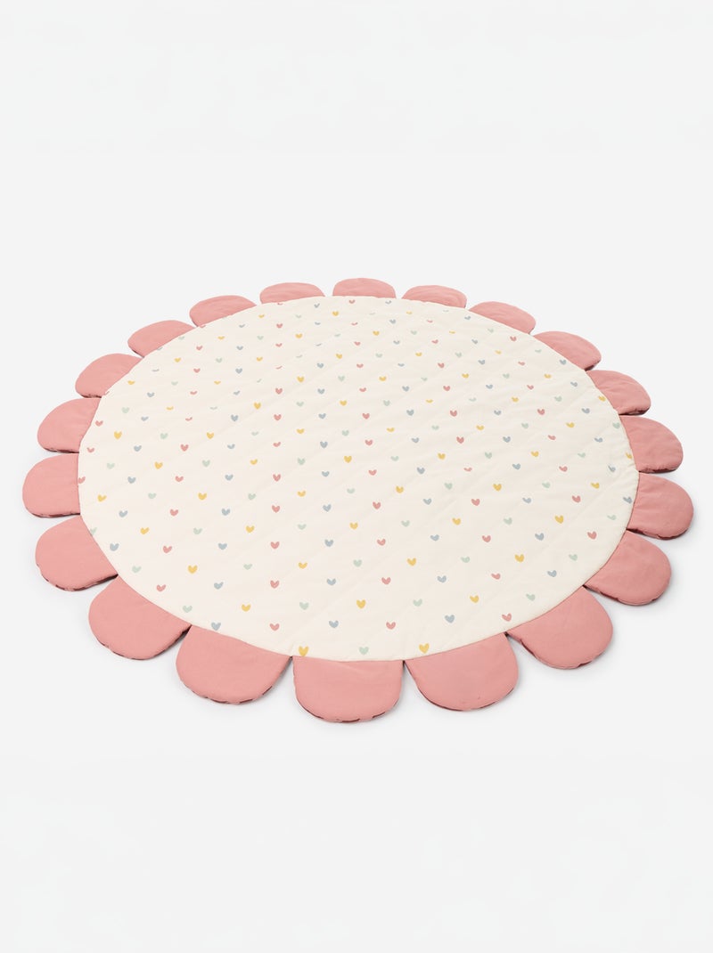 Tapis de sol en forme de fleur Rose - Kiabi