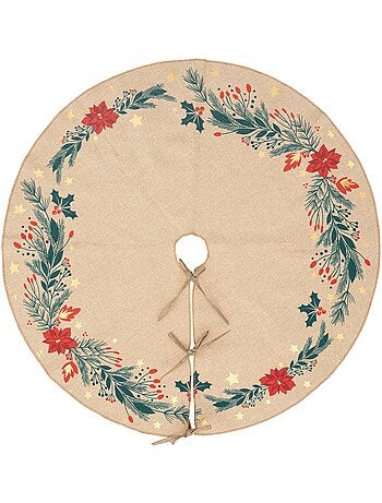 Tapis de sol rond pour sapin