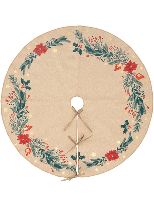 Tapis de sol rond pour sapin - Kiabi