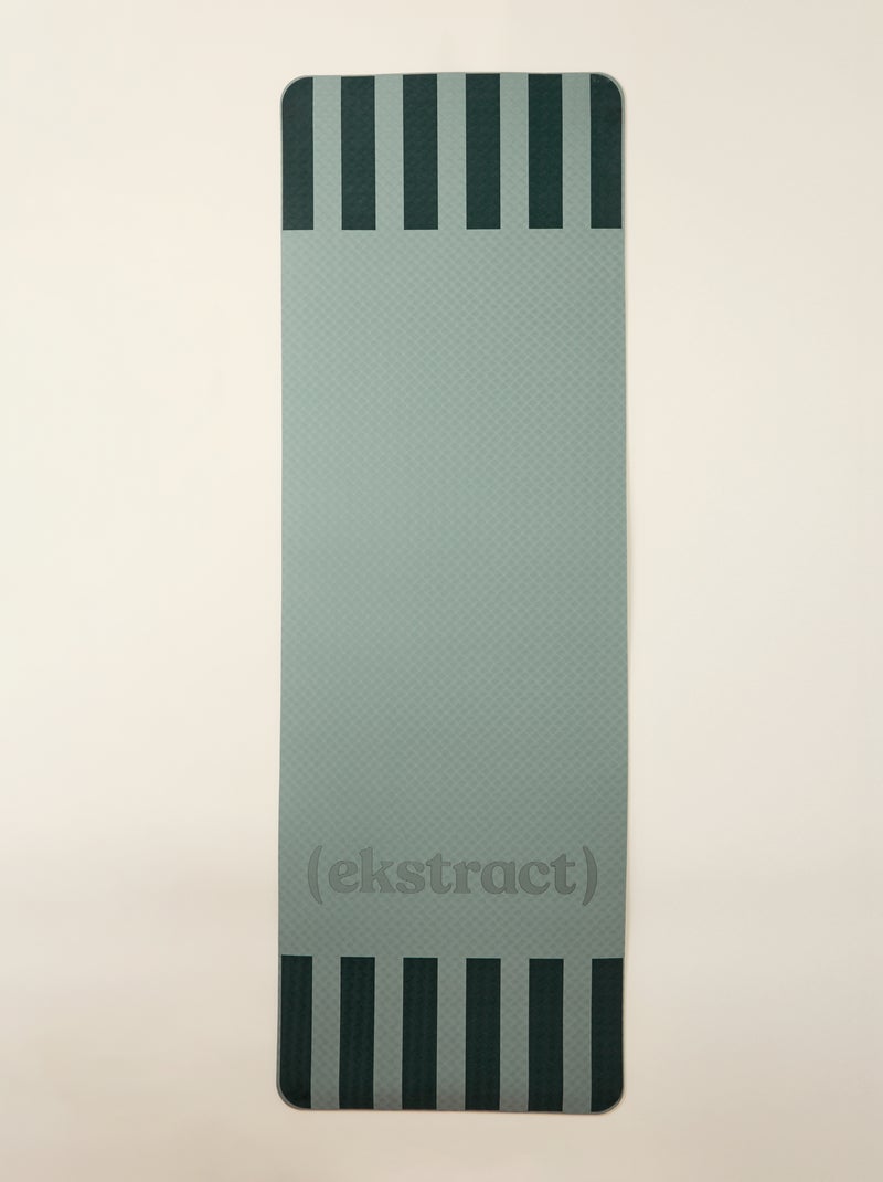 Tapis de yoga '(ekstract)' 61x183 cm Bleu - Kiabi