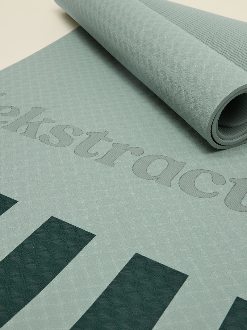 Tapis de yoga '(ekstract)' 61x183 cm Bleu - Kiabi