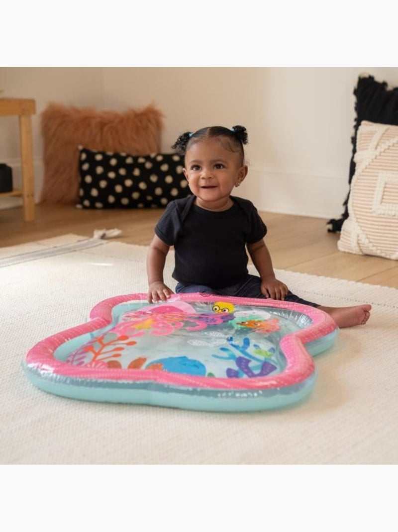 Tapis d'eau gonflable janet - jeu sensoriel dès la naissance - baby einstein Rose - Kiabi
