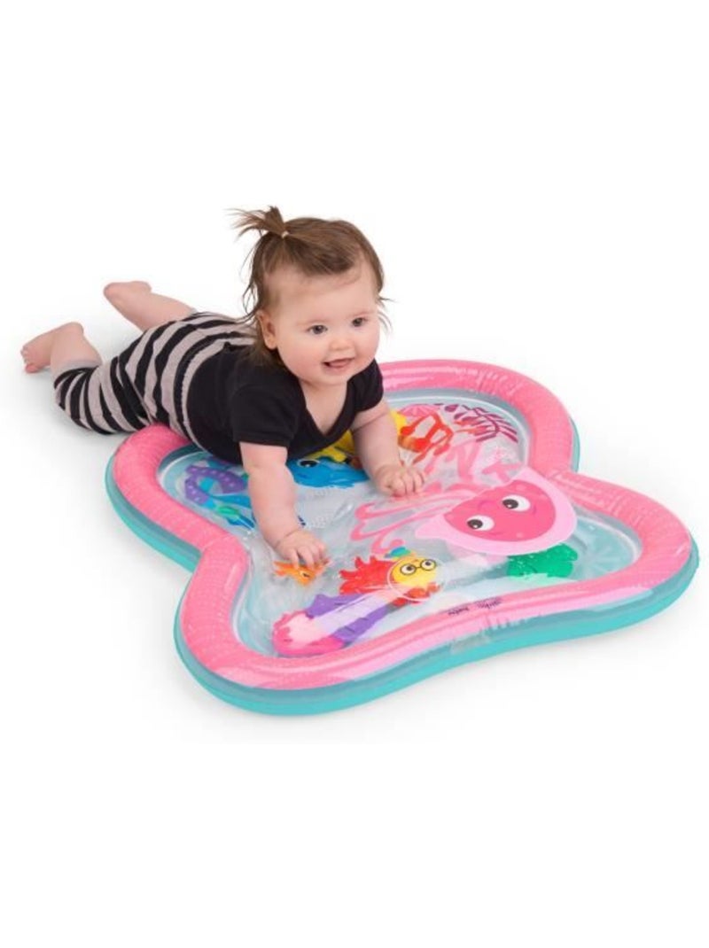 Tapis d'eau gonflable janet - jeu sensoriel dès la naissance - baby einstein Rose - Kiabi