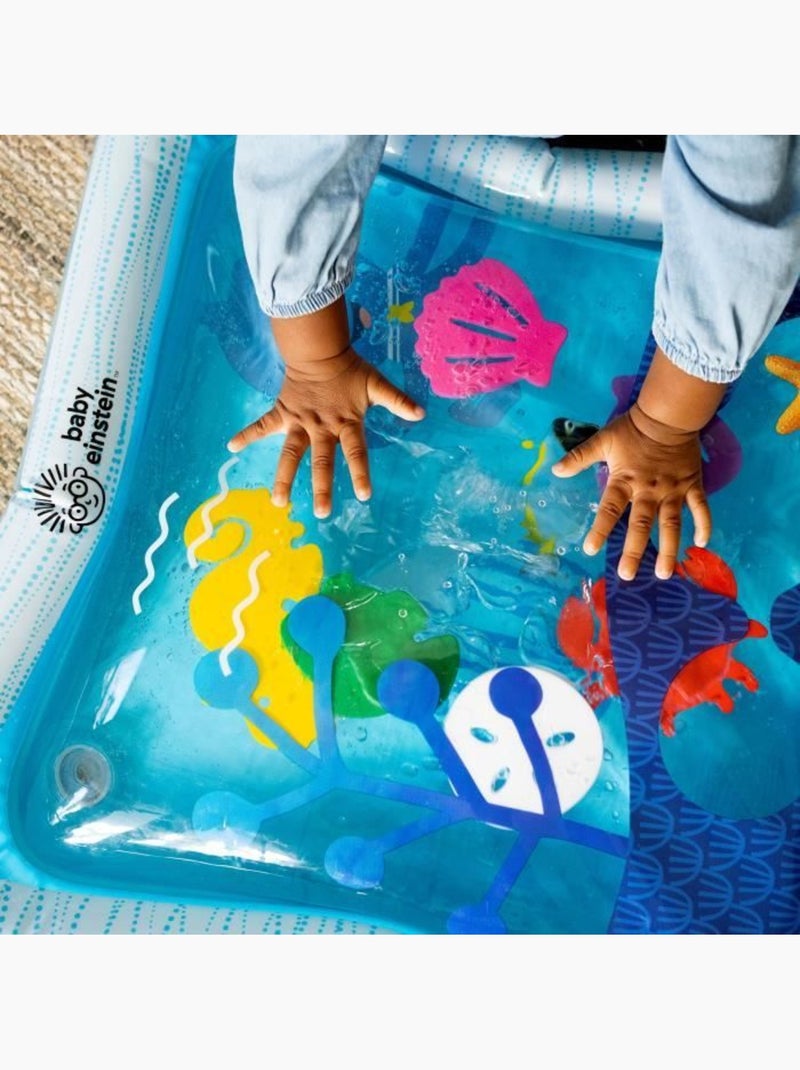 Tapis d'eau gonflable opus le poulpe - jeu sensoriel - baby einstein Bleu - Kiabi