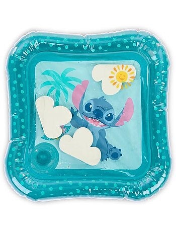 Tapis d'eau gonflable stitch - jeu sensoriel dès la naissance - disney baby