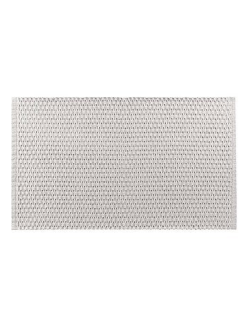Tapis déco en coton tissé