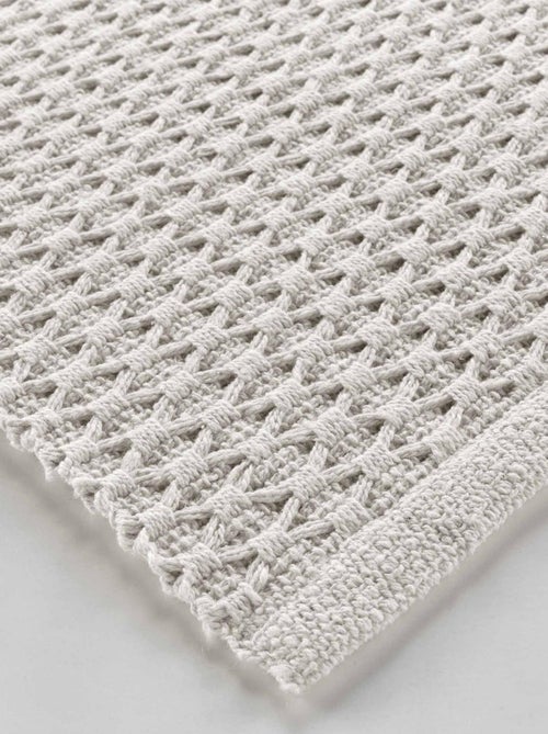 Tapis déco en coton tissé - Kiabi
