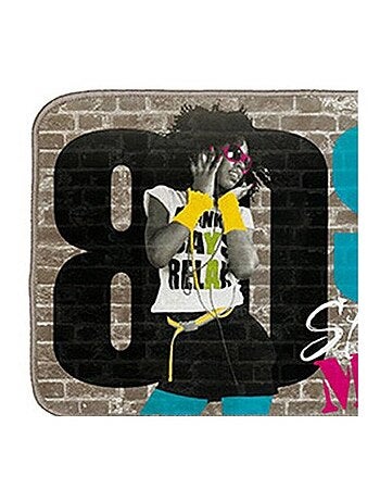 Tapis déco imprimé 45x75cm STREET ART