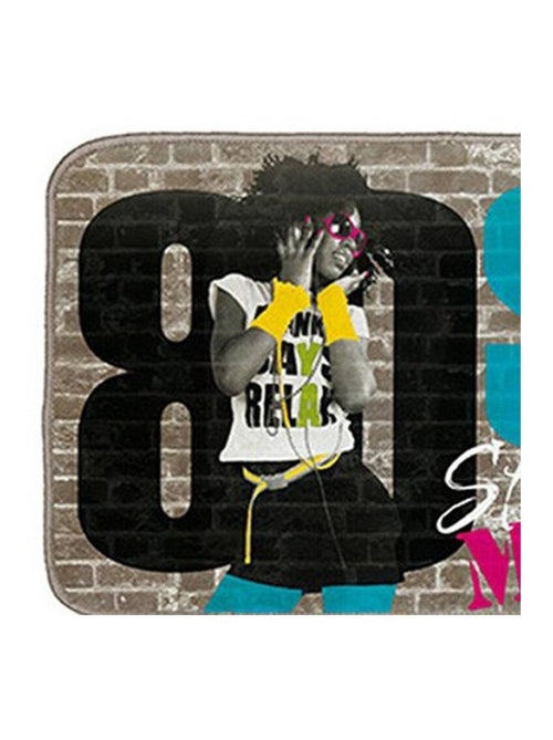 Tapis déco imprimé 45x75cm STREET ART - Kiabi