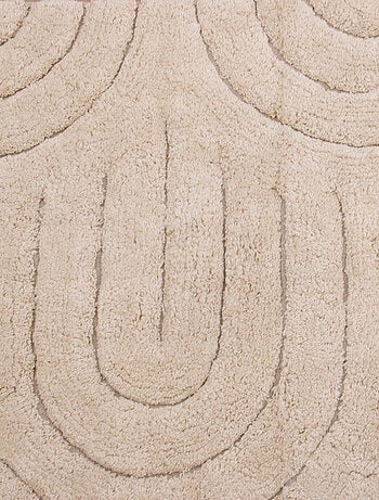 Tapis déco moderne en coton design graphique