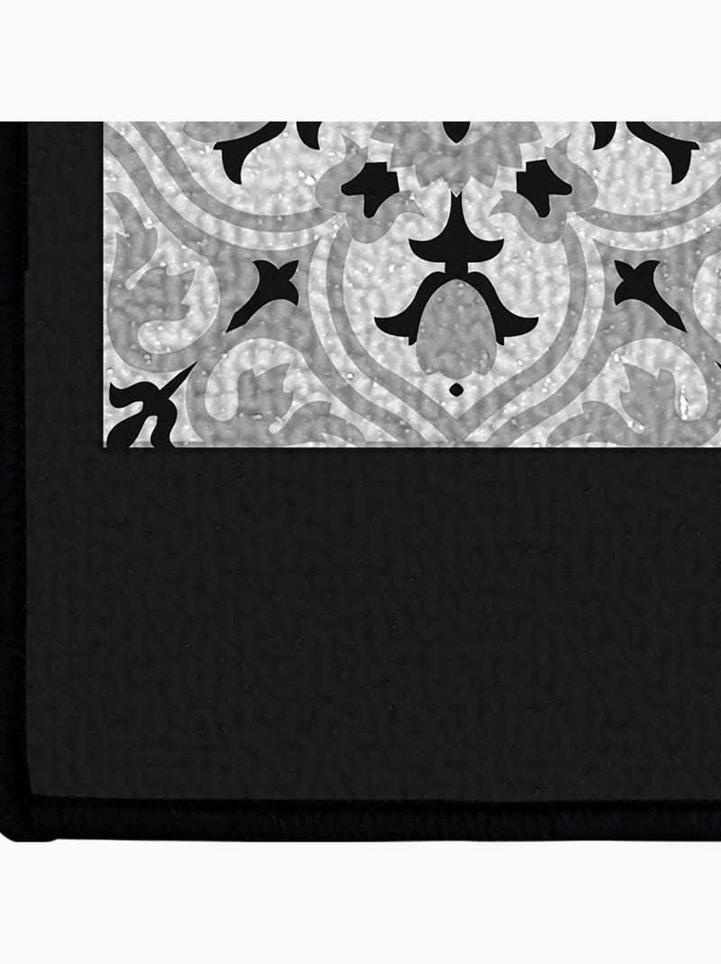 Tapis déco rectangle antidérapant - Alfama Blanc - Kiabi