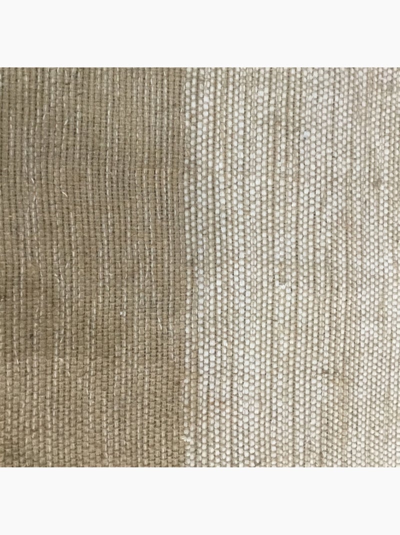 Tapis déco rectangulaire en jute et coton JULIE à franges – Future Home Blanc Beige - Kiabi