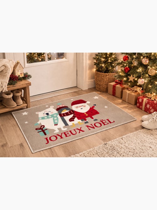Tapis décoratif Joyeux Noël - Kiabi Tapis décoratif Joyeux Noël - Kiabi