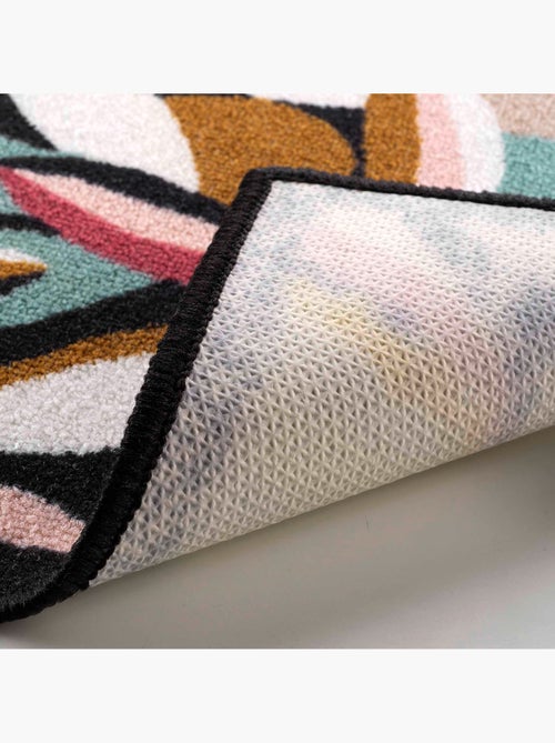 Tapis décoratif végétal coloré - Kiabi