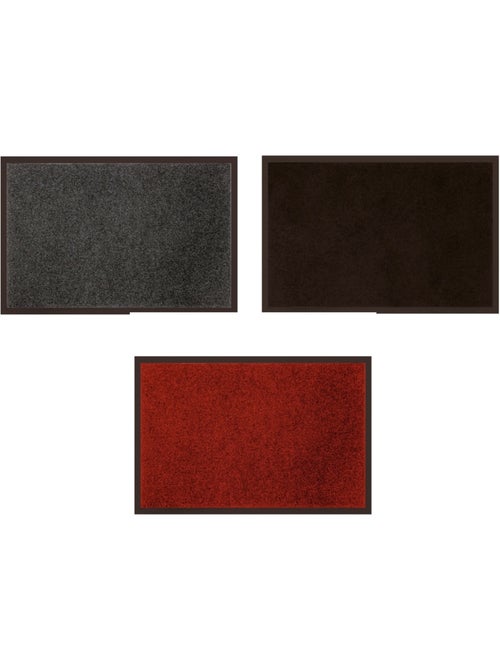 Tapis d'entree 40 x 60 cm Telio gris - Kiabi