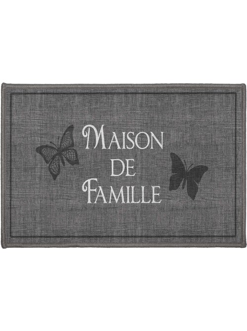 Tapis d'entrée Maison de famille - Kiabi