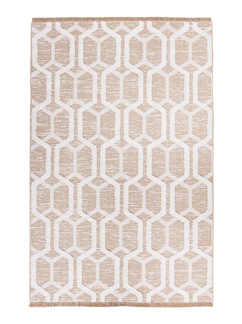 Tapis design en coton recyclé Norman - Kiabi