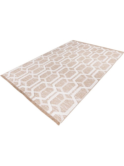 Tapis design en coton recyclé Norman - Kiabi