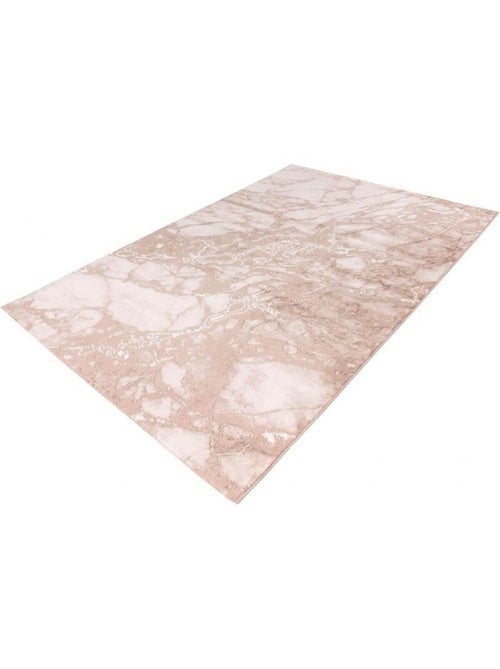 Tapis design marbré pour salon rectangle Sater - Kiabi