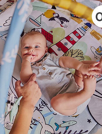 Tapis d’éveil 2en1 tapis sensoriel bébé