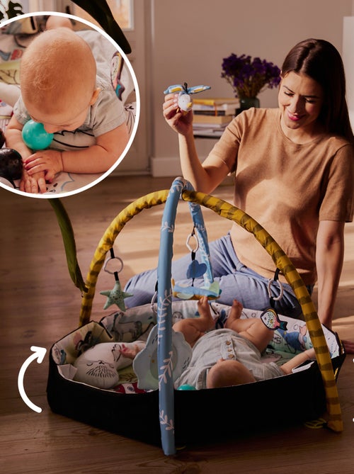 Tapis d’éveil 2en1 tapis sensoriel bébé - Kiabi