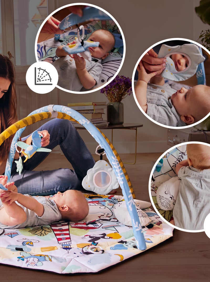 Tapis d’éveil 2en1 tapis sensoriel bébé Multicolore - Kiabi