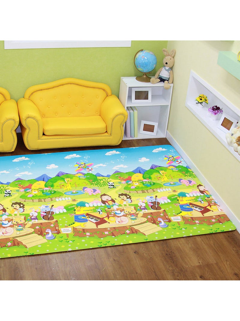 Tapis d'éveil Animal Orchestra Vert - Kiabi