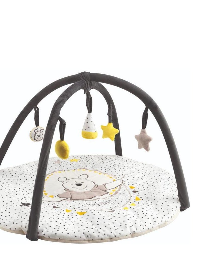 Tapis d'éveil + arche d'activités Winnie Let's Party Blanc - Kiabi