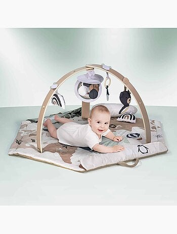 Tapis d’éveil avec arche en bois Bianca Sky – babyGO
