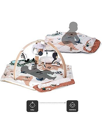 Tapis d’éveil avec arche en bois Bianca Sky – babyGO
