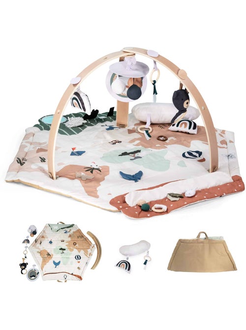 Tapis d’éveil avec arche en bois Bianca World – babyGO - Kiabi Tapis d’éveil avec arche en bois Bianca World – babyGO - Kiabi