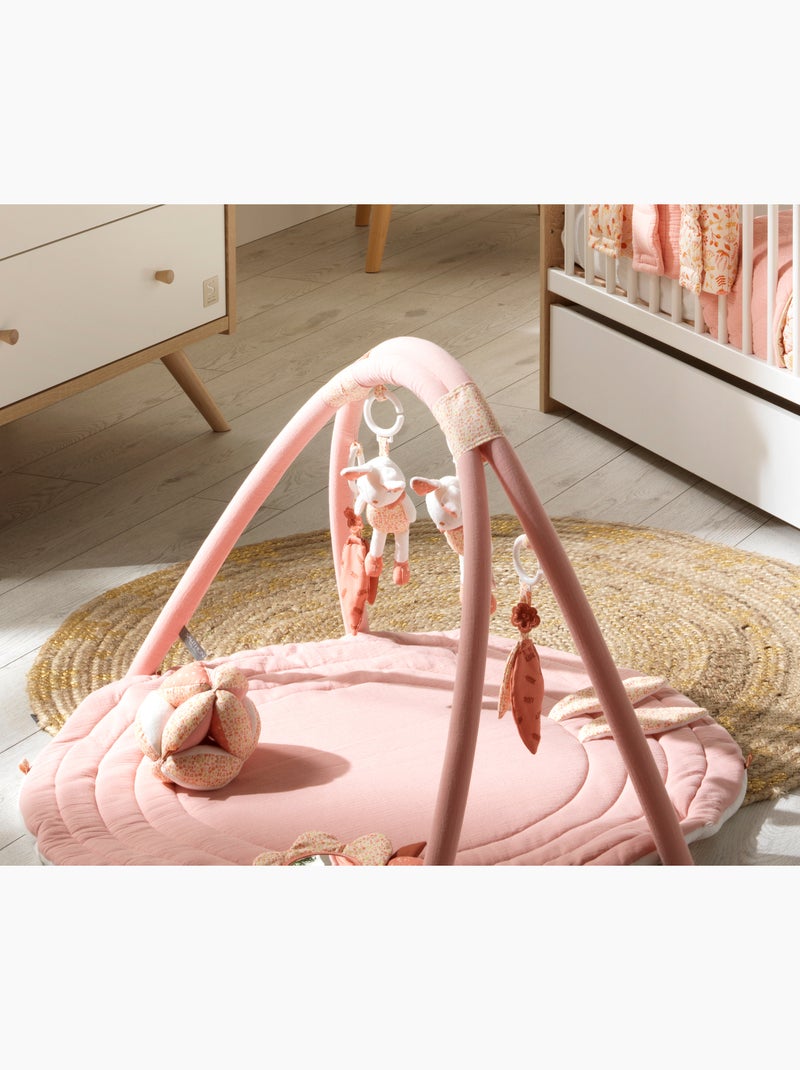 Tapis d'éveil avec arches en coton - SAUTHON Rose - Kiabi