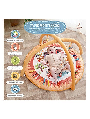 Tapis d'éveil avec arches LITTLE JUNGLE | SUPERBE BEBE