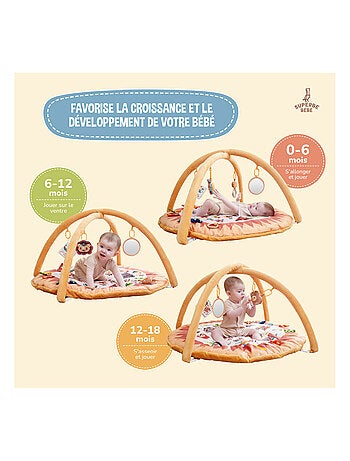 Tapis d'éveil avec arches LITTLE JUNGLE | SUPERBE BEBE