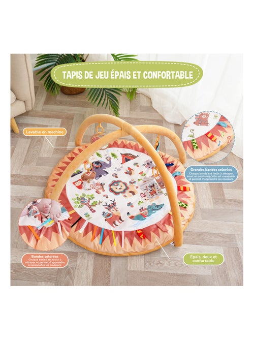 Tapis d'éveil avec arches LITTLE JUNGLE | SUPERBE BEBE - Kiabi