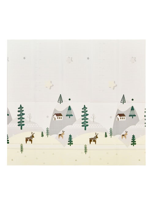 Tapis D'éveil Bébé en Mousse 180*200 cm, Double Face - Pliant- Antidérapant - Kiabi