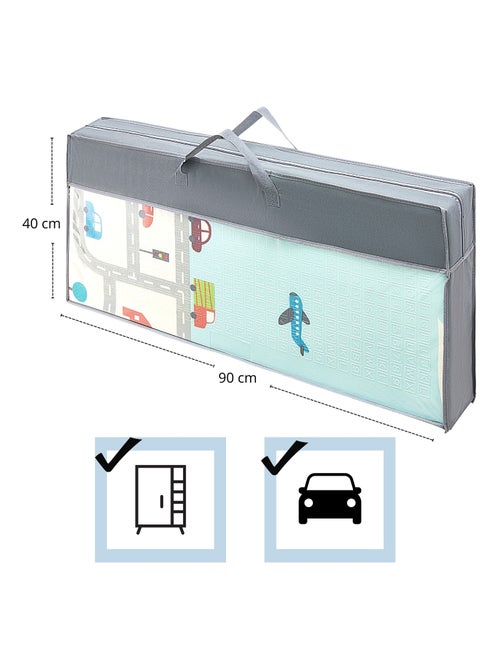 Tapis D'éveil Bébé en Mousse 180*200 cm, Double Face - Pliant- Antidérapant - Kiabi