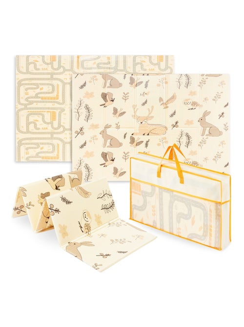 Tapis D'éveil Bébé en Mousse Reversible, Grand Tapis 180*120, Pliable - Kiabi