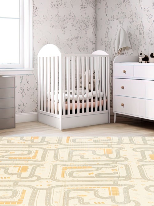 Tapis D'éveil Bébé en Mousse Reversible, Grand Tapis 180*120, Pliable - Kiabi