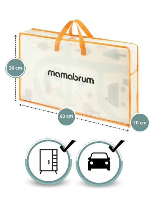 Tapis d'eveil Bébé, Évolutif en Mousse 180*120 cm, Double Faces, Imperméable, Pliable - Kiabi