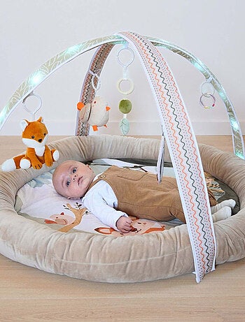 Tapis d'éveil bébé piscine à balles pliable