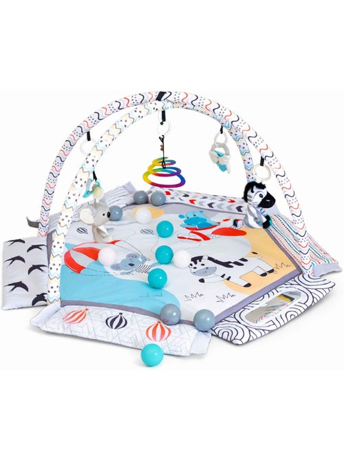 Tapis d'éveil bébé piscine à balles pliable - Kiabi