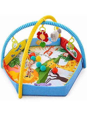 Tapis d'éveil bébé piscine à balles pliable