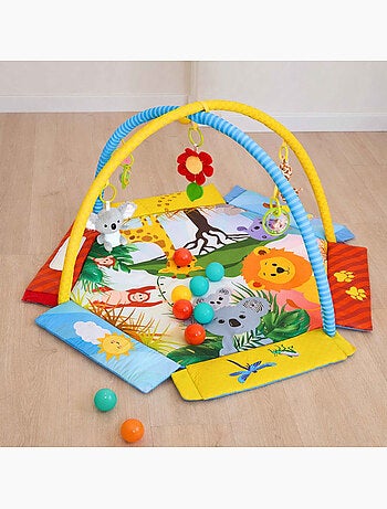 Tapis d'éveil bébé piscine à balles pliable