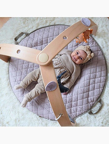 Tapis d'éveil bébé piscine à balles pliable