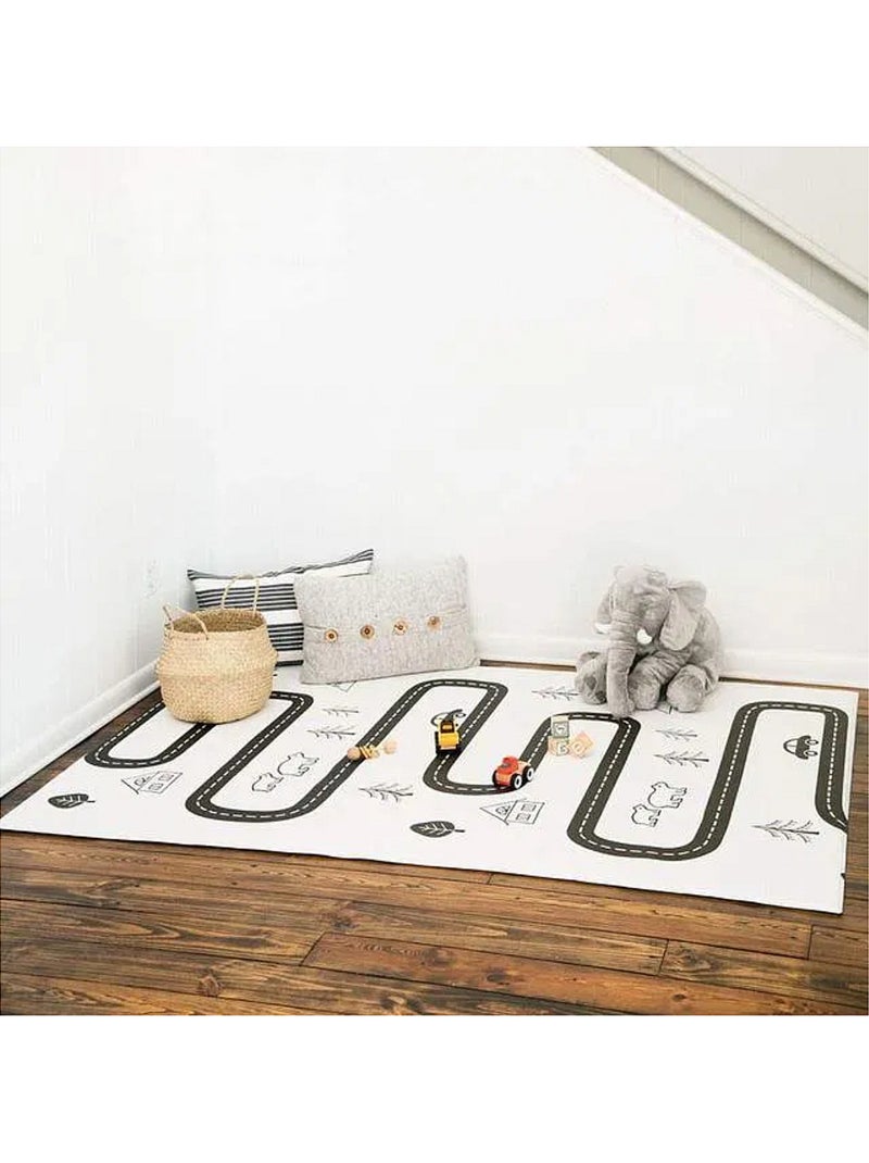 Tapis d'éveil chemin au pole nord Blanc - Kiabi