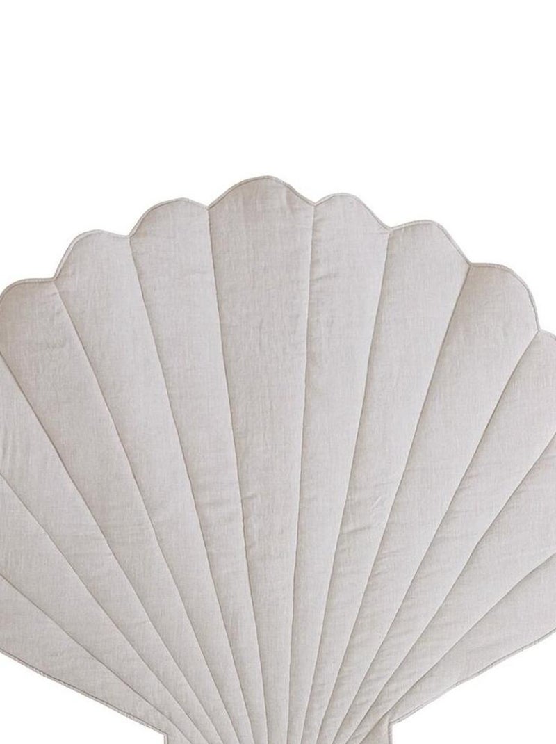 Tapis d'éveil Coquillage lin & coton Beige gris - Kiabi