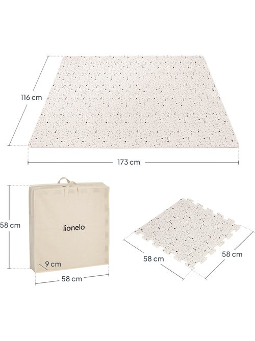 Tapis d'eveil de Puzzle - LIONELO Yoka - 173 x 116 cm - Épaisseur 1.5 cm - Antidérapante - Kiabi Tapis d'eveil de Puzzle - LIONELO Yoka - 173 x 116 cm - Épaisseur 1.5 cm - Antidérapante - Kiabi