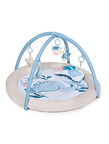 Tapis d'eveil doux avec jouets et arceaux