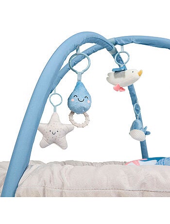 Tapis d'eveil doux avec jouets et arceaux